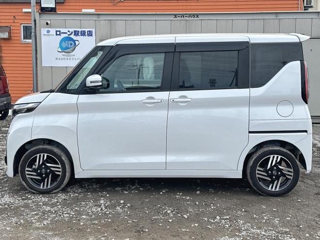 ルークス660ハイウェイスターX 4WD　ローンが不安な方＜優遇ローン＞本州仕入寒冷地　後期型 両側パワスラ