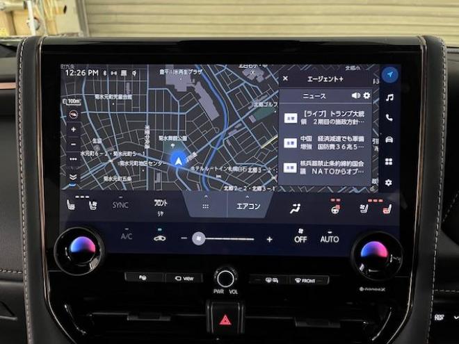 アルファードＺ　現行型　本州仕入　ワンオーナー　寒冷地仕様　フルモデリスタスポイラー＆マフラー　左右独立ムーンルーフ　純正１８インチＡＷ　ＴＯＹＯ製新品スタッドレスタイヤ付　両側パワースライドドア　パワーバックドア　純正ディスプレイオーディオナビ（フルセグ地デジ　Ｂｌｕｅｔｏｏｔｈ対応）＋バックカメラ　リアフリップダウンモニター　全方位カメラ　前後ドライブレコーダー　デジタルインナーミラー　純正ブラックレザーシート　イルミルーフスポイラー　カラーヘッドアップディスプレイ 4WD 2500 5Dr