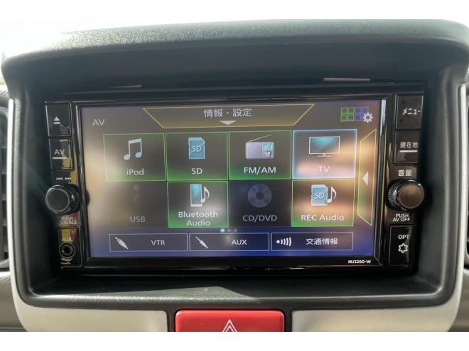 NV100クリッパーNV100クリッハ゜ー 4WD GX TURBO寒冷地仕様　本州仕入　検2付　TURBO ブレーキアシスト　フルセグナビ　Bluetooth　リアヒーター　etc ＶＳＣ　キーレス　バイザー　スタットレス付 4WD 660 5Dr