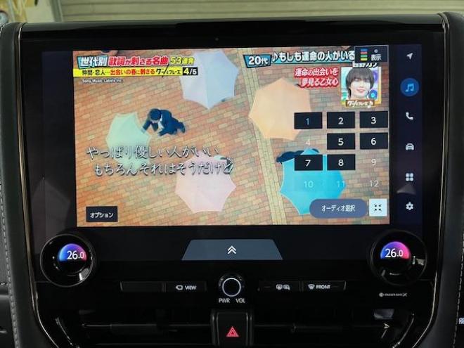 アルファードＺ　現行型　本州仕入　ワンオーナー　寒冷地仕様　フルモデリスタスポイラー＆マフラー　左右独立ムーンルーフ　ユニバーサルステップ　純正１７インチＡＷ　ＴＯＹＯ製新品スタッドレスタイヤ付　両側パワースライドドア　パワーバックドア　純正ディスプレイオーディオナビ（フルセグ地デジ　Ｍｉｒａｃａｓｔ対応　Ｂｌｕｅｔｏｏｔｈ対応）＋バックカメラ　全方位カメラ　デジタルインナーミラー　純正ブラックレザーシート　２列目エグゼクティブシート 　ヘッドアップディプレイ 4WD 2500 5Dr