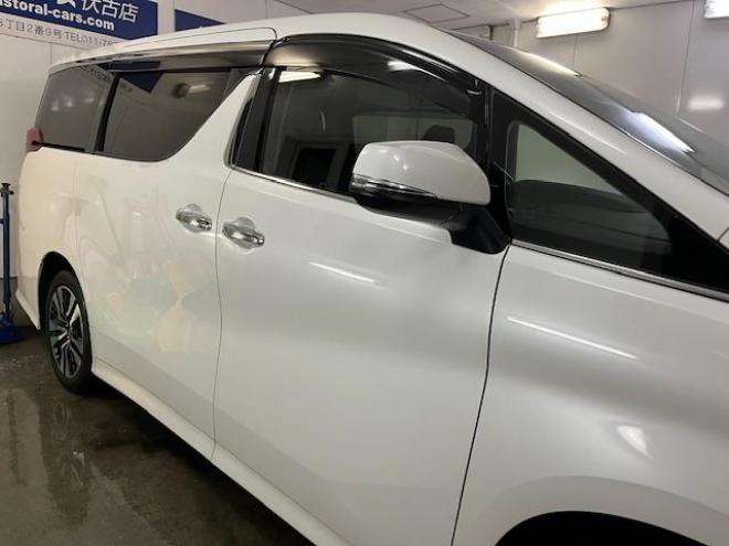 アルファードＳ　Ｃパッケージ後期型　本州仕入　ワンオーナー　寒冷地仕様　禁煙車　プリクラッシュ　レーダークルーズ　パーキングサポートブレーキ　レーントレーシング　純正１８インチＡＷ　社外１７ＡＷ＋スタッドレスタイヤ付　純正ナビ（フルセグ地デジ　Ｂｌｕｅｔｏｏｔｈ）＋バックカメラ　両側パワースライドドア　パワーバックドア　純正ブラックレザーシート　電動オットマン　三眼ＬＥＤヘッドライト　前後ドライブレコーダー　両席シートヒーター＆クーラー 4WD 2500 5Dr