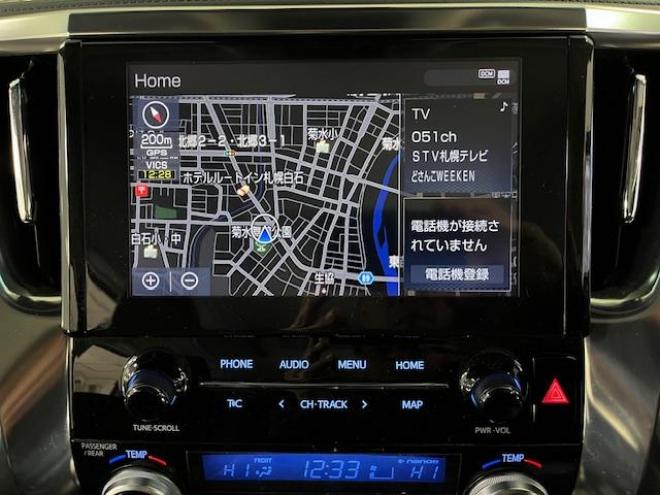 アルファードＳ　Ｃパッケージ後期型　ワンオーナー　寒冷地仕様　禁煙車　プリクラッシュ　レーダークルーズ　パーキングサポートブレーキ　レーントレーシング　純正１８インチＡＷ　社外１７ＡＷ＋スタッドレスタイヤ付　純正ナビ（フルセグ地デジ　Ｂｌｕｅｔｏｏｔｈ）＋バックカメラ　デジタルインナーミラー　両側パワースライドドア　パワーバックドア　純正ブラックレザーシート　電動オットマン　三眼ＬＥＤヘッドライト　前後ドライブレコーダー 4WD 2500 5Dr