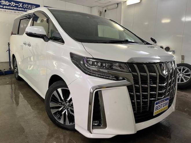 アルファードＳ　Ｃパッケージ後期型　ワンオーナー　寒冷地仕様　禁煙車　プリクラッシュ　レーダークルーズ　パーキングサポートブレーキ　レーントレーシング　純正１８インチＡＷ　社外１７ＡＷ＋スタッドレスタイヤ付　純正ナビ（フルセグ地デジ　Ｂｌｕｅｔｏｏｔｈ）＋バックカメラ　デジタルインナーミラー　両側パワースライドドア　パワーバックドア　純正ブラックレザーシート　電動オットマン　三眼ＬＥＤヘッドライト　前後ドライブレコーダー 4WD 2500 5Dr