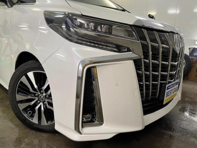 アルファードＳ　Ｃパッケージ後期型　ワンオーナー　寒冷地仕様　禁煙車　プリクラッシュ　レーダークルーズ　パーキングサポートブレーキ　レーントレーシング　純正１８インチＡＷ　社外１７ＡＷ＋スタッドレスタイヤ付　純正ナビ（フルセグ地デジ　Ｂｌｕｅｔｏｏｔｈ）＋バックカメラ　デジタルインナーミラー　両側パワースライドドア　パワーバックドア　純正ブラックレザーシート　電動オットマン　三眼ＬＥＤヘッドライト　前後ドライブレコーダー 4WD 2500 5Dr