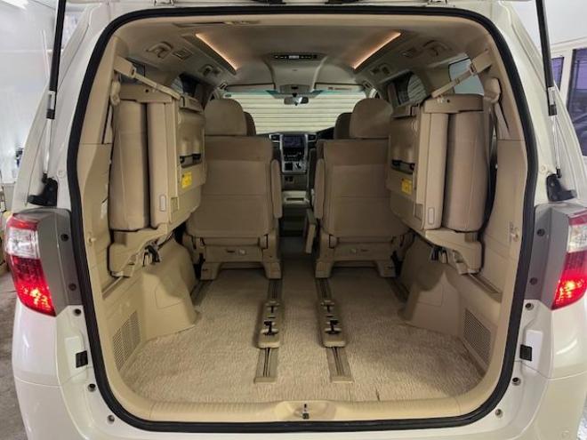 アルファード２４０Ｓ　リミテッド　本州仕入　禁煙車　ＷＡＫＯＳバリアスコーティング済　シュタイナー１８インチＡＷ　純正１６ＡＷ＋スタッドレスタイヤ付　両側パワースライドドア　純正ナビ（地デジ　ＤＶＤ再生）＋バックカメラ　前後コーナーセンサー　横滑り防止装置　ＨＩＤ　ＥＴＣ 　タイミングチェーン 4WD 2400 5Dr