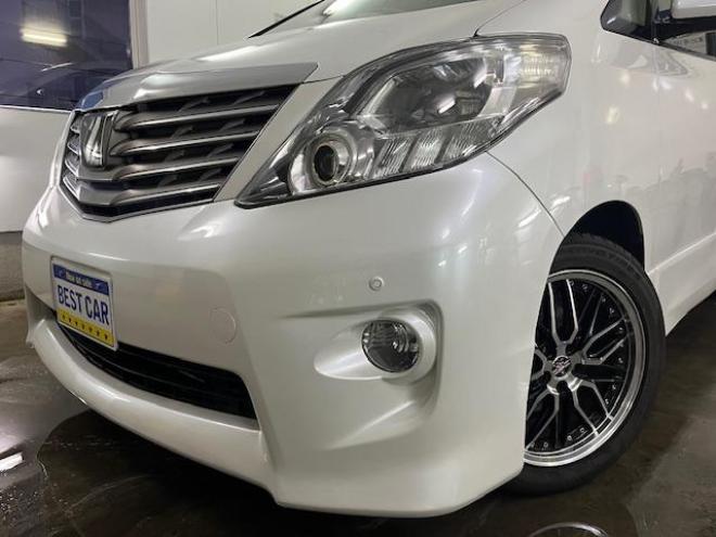 アルファード２４０Ｓ　リミテッド　本州仕入　禁煙車　ＷＡＫＯＳバリアスコーティング済　シュタイナー１８インチＡＷ　純正１６ＡＷ＋スタッドレスタイヤ付　両側パワースライドドア　純正ナビ（地デジ　ＤＶＤ再生）＋バックカメラ　前後コーナーセンサー　横滑り防止装置　ＨＩＤ　ＥＴＣ 　タイミングチェーン 4WD 2400 5Dr