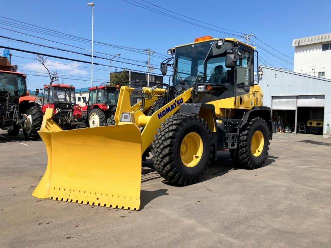 ホイールローダコマツ　中古　WA100-8　汎用マルチプラウ付