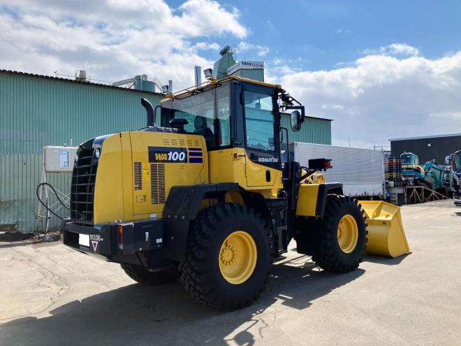 ホイールローダコマツ　中古　WA100-8　汎用マルチプラウ付