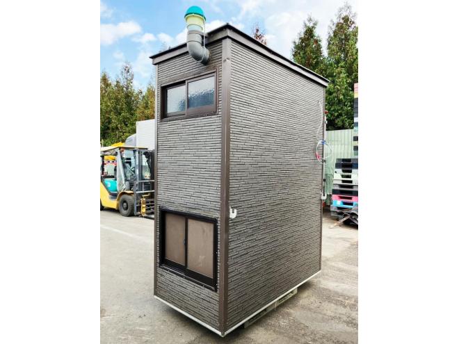 仮設トイレ中古　プレハブ式　簡易水洗トイレ　男性用　シングル