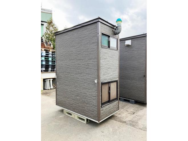 仮設トイレ中古　プレハブ式　簡易水洗トイレ　男性用　シングル