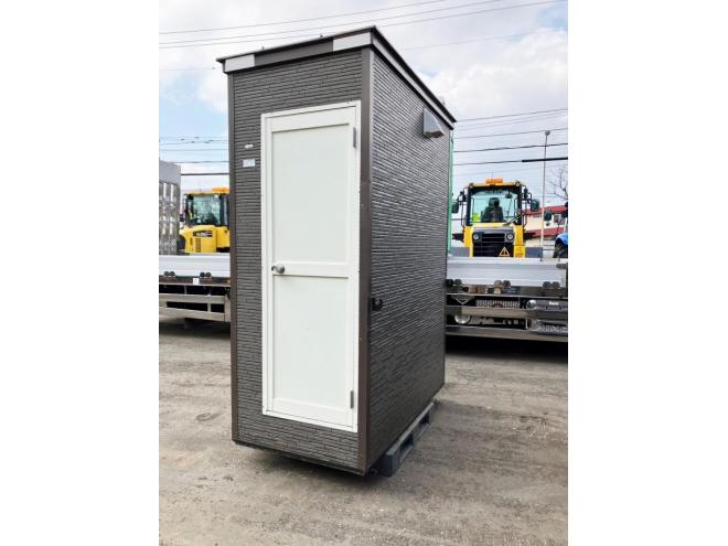 仮設トイレ中古　プレハブ式　簡易水洗トイレ　シングル