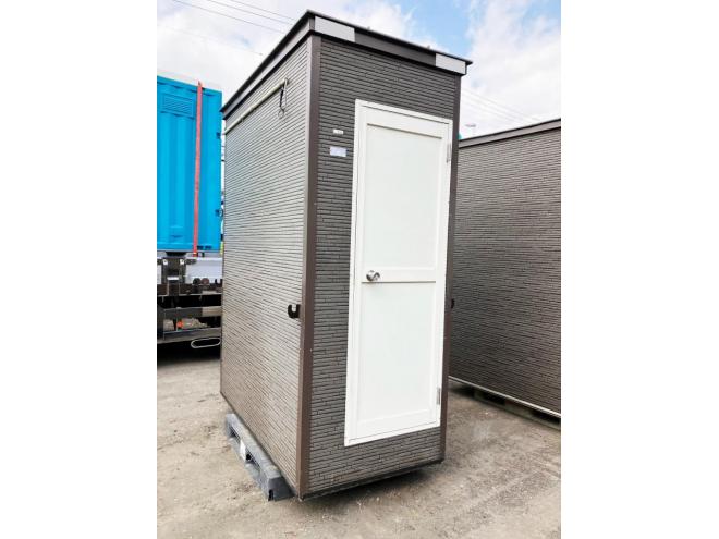 仮設トイレ中古　プレハブ式　簡易水洗トイレ　シングル