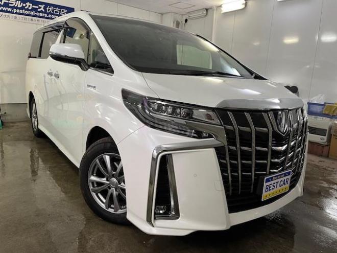 アルファードハイブリッドＳＲ　Ｃパッケージ　本州仕入　ワンオーナー　寒冷地仕様　禁煙車　電動ツインサンルーフ　ＪＢＬサウンド　プリクラッシュ　レーダークルーズ　社外１７インチＡＷ　社外１７ＡＷ＋スタッドレスタイヤ付　純正ナビ（フルセグ地デジ　ＤＶＤ再生　Ｂｌｕｅｔｏｏｔｈ）＋バックカメラ　純正リアフリップダウンモニター　全方位カメラ　デジタルインナーミラー　両側パワースライドドア　パワーバックドア　純正ブラックレザーシート　電動オットマン　ＬＥＤヘッドライト　純正ドライブレコーダー 4WD 2500 5Dr