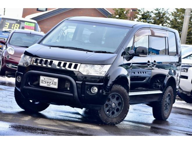 デリカＤ：５　Ｄパワーパッケージ　４WD　本州仕入　ワンオーナー　新品リフトアップ　アルパインフリップダウンモニター　新品バンパーガード　両側電動スライドドア　シートヒーター　ＥＴＣ