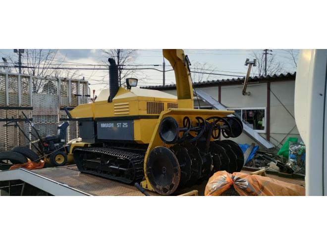 除雪機コバシST25ディーゼル25馬力ツインローターローリング