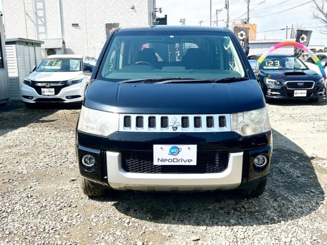 デリカD5　2.4シャモニー 4WD　ローンが不安な方＜優遇ローン＞　本州仕入 寒冷地　純正ナビ　両側PWスラ