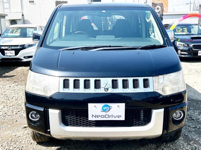 デリカD5　2.4シャモニー 4WD　ローンが不安な方＜優遇ローン＞　本州仕入 寒冷地　純正ナビ　両側PWスラ