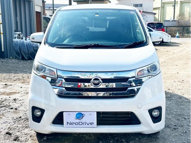 デイズ660ハイウェイスターX 4WD　ローンが不安な方＜優遇ローン＞1年保証　本州仕入　　スマキー　社外AW