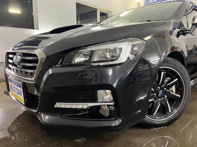 レヴォーグ１．６ＧＴ－Ｓアイサイト　アドバンスドＰＫＧ　スバルＤＩＴツインカムターボ　禁煙車　シュタイナー１８インチＡＷ＋新品夏タイヤ　純正１７ＡＷ＋スタッドレスタイヤ付　純正ナビ（フルセグ地デジ　ＤＶＤ再生　Ｂｌｕｅｔｏｏｔｈ）＋バックカメラ　ＬＥＤヘッドライト　エンジンスターター　ドライブレコーダー　オプション５連デイライト　クルーズコントロール　両席パワーシート　アイドリングストップ　パドルシフト　ＥＴＣ 4WD 1600 5Dr