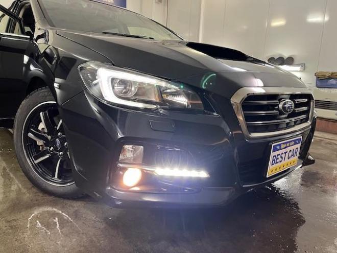 レヴォーグ１．６ＧＴ－Ｓアイサイト　アドバンスドＰＫＧ　スバルＤＩＴツインカムターボ　禁煙車　シュタイナー１８インチＡＷ＋新品夏タイヤ　純正１７ＡＷ＋スタッドレスタイヤ付　純正ナビ（フルセグ地デジ　ＤＶＤ再生　Ｂｌｕｅｔｏｏｔｈ）＋バックカメラ　ＬＥＤヘッドライト　エンジンスターター　ドライブレコーダー　オプション５連デイライト　クルーズコントロール　両席パワーシート　アイドリングストップ　パドルシフト　ＥＴＣ 4WD 1600 5Dr