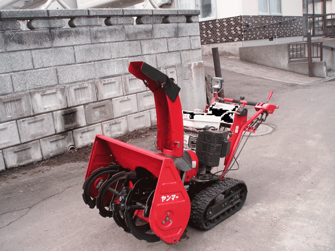 除雪機ヤンマー　８馬力除雪機　ＹＳＲ－80Ｘ　シューター左右電動式　