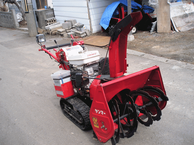 除雪機ヤンマー　８馬力除雪機　ＹＳＲ－80Ｘ　シューター左右電動式　