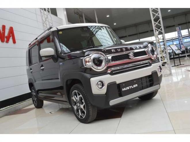 ハスラーJスタイルII ターボ 4WD　1オーナーハイブリッド4WDターボ全方位ナビ 660