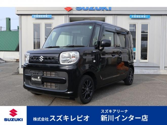 スペーシアハイブリッド G 衝突被害軽減ブレーキ非装着車　ナビ　TV　エンジンスターター　ETC 2WD 660
