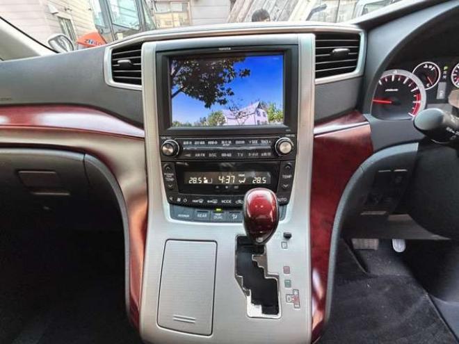 アルファード2.4 240S 4WD　ナビフルセグTVバックモニター　パワスラ 2400