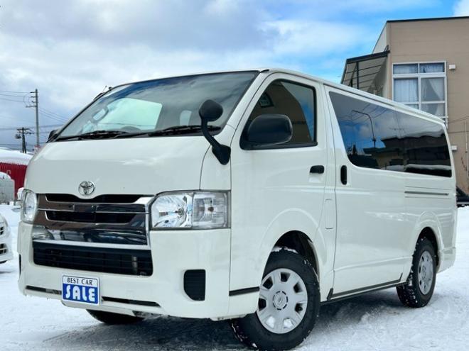 ハイエースバン2.8 DX ロング GLパッケージ ディーゼルターボ 4WD　9人乗り　プリクラッシュセーフティーナビ 2800