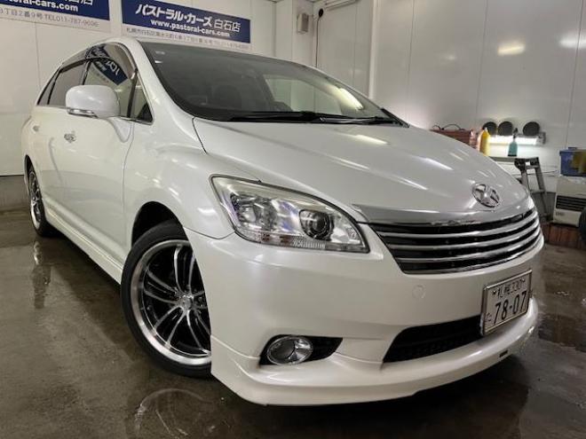 マークXジオ２４０Ｇ　エアリエル　ワンオーナー　禁煙車　フルモデリスタスポイラー　ＷＡＫＯＳバリアスコーティング済　ＷＲＥＳＴ１８インチＡＷ＋新品夏タイヤ　純正１６ＡＷ＋スタッドレスタイヤ付　ストラーダＳＤナビ（フルセグ地デジ　ＤＶＤ再生　Ｂｌｕｅｔｏｏｔｈ）　エンジンスターター　ＰＵＳＨスタート　スマートキー　フロントガラス熱線　横滑り防止装置　両席パワーシート　タイミングチェーン車　ＨＩＤ　ＥＴＣ 4WD 2400 5Dr