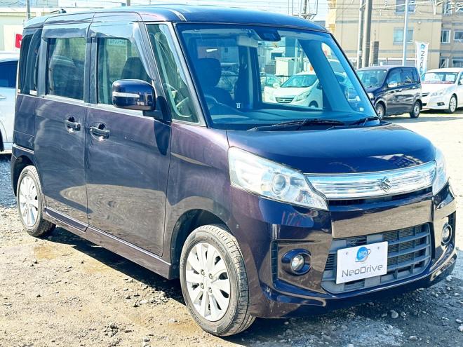 スペーシア660カスタムXSリミテッド 4WD　ローンが不安な方＜優遇ローン＞1年保証　本州仕入　両側パワースライド 4WD 660 5Dr