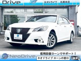 クラウン　アスリート ハイブリッド2.5S Four 4WD　ローンが不安な方＜優遇ローン＞寒冷地　純正マルチナビ　フルセグTV 4WD