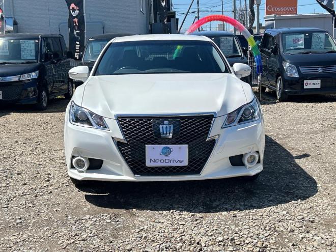 クラウンアスリート ハイブリッド2.5S Four 4WD　ローンが不安な方＜優遇ローン＞寒冷地　純正マルチナビ　フルセグTV 4WD