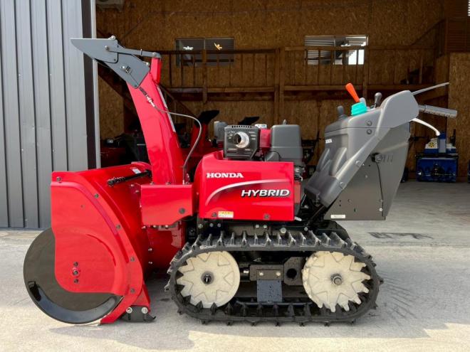 除雪機ホンダ　HSM1390i！美品！ハイブリッド！オーガローリング