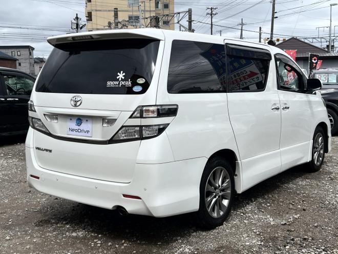 ヴェルファイア2.4Zプラチナセレクション 4WD　ローンが不安な方＜優遇ローン＞1年保証　本州仕入 両側パワスラ　後席モニター 4WD 2400 5Dr