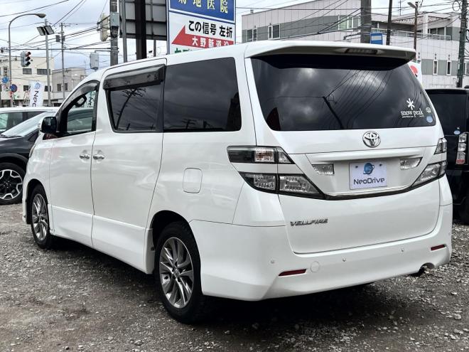 ヴェルファイア2.4Zプラチナセレクション 4WD　ローンが不安な方＜優遇ローン＞1年保証　本州仕入 両側パワスラ　後席モニター 4WD 2400 5Dr