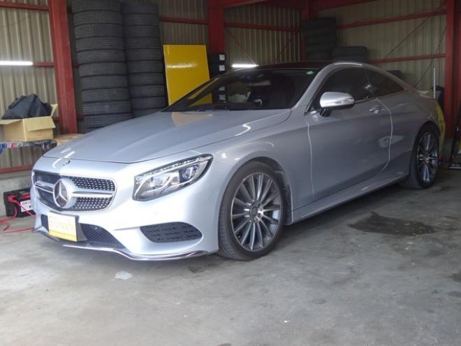 ベンツSクラスクーペ　S550 AMGライン　ナビ・TV・B/T・360度カメラ・ETC・ 2WD 4700