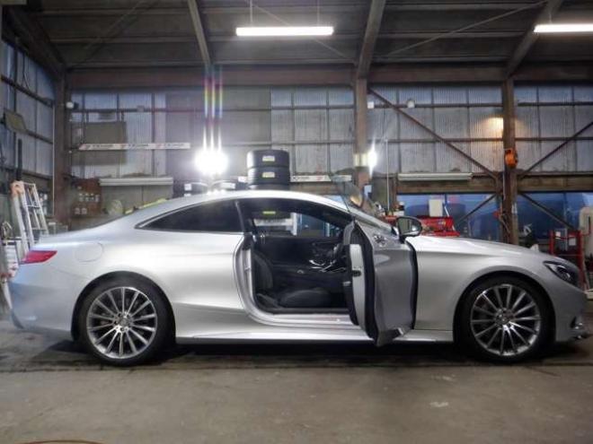 ベンツSクラスクーペ　S550 AMGライン　ナビ・TV・B/T・360度カメラ・ETC・ 2WD 4700