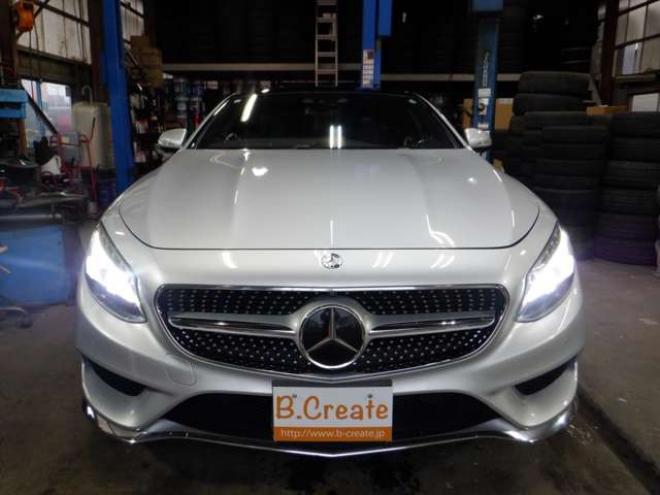 ベンツSクラスクーペ　S550 AMGライン　ナビ・TV・B/T・360度カメラ・ETC・ 2WD 4700