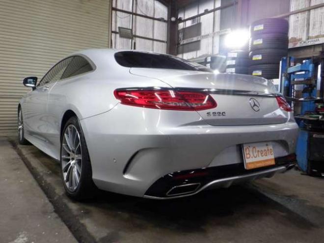 ベンツSクラスクーペ　S550 AMGライン　ナビ・TV・B/T・360度カメラ・ETC・ 2WD 4700