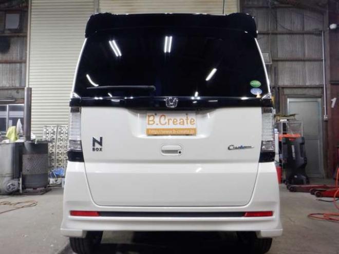 N-BOXカスタムG ターボAパッケージ 2トーンカラースタイル 4WD　ナビ・TV・B/T・Bカメラ・両側パワスラ・ 660