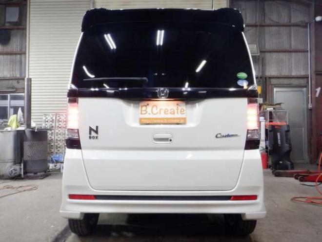N-BOXカスタムG ターボAパッケージ 2トーンカラースタイル 4WD　ナビ・TV・B/T・Bカメラ・両側パワスラ・ 660