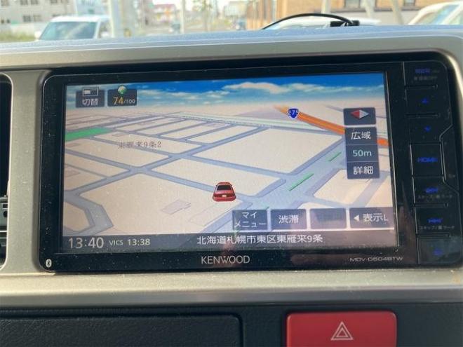 ハイエースワゴン ＧＬ　４ＷＤ　キャンピングカー　ＥＴＣ　バックカメラ　ナビ　ＴＶ　オートクルーズコントロール　オートライト　スマートキー　電動格納ミラー　ウォークスルー　ＡＴ　アルミホイール　ＣＤ　ＤＶＤ再生　ＵＳＢ 4WD 2700 4Dr