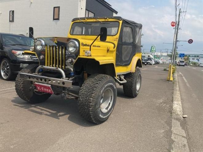 ジープ　ガソリン　２４００　　バケットシート　フルオープン　ロールバー　リフトアップ　社外アル　ミハンドル　マニュアル車 4WD 2400 2Dr