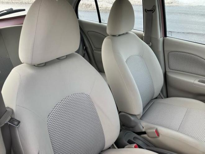 マーチＸ　ＦＯＵＲ　４ＷＤ　スマートキー　盗難防止システム　保証あり　寒冷地仕様　ＣＤ　　電動格納ミラー　エアコン　ＡＴ　　ピンク 4WD 1200 5Dr