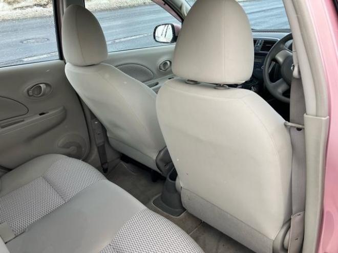 マーチＸ　ＦＯＵＲ　４ＷＤ　スマートキー　盗難防止システム　保証あり　寒冷地仕様　ＣＤ　　電動格納ミラー　エアコン　ＡＴ　　ピンク 4WD 1200 5Dr