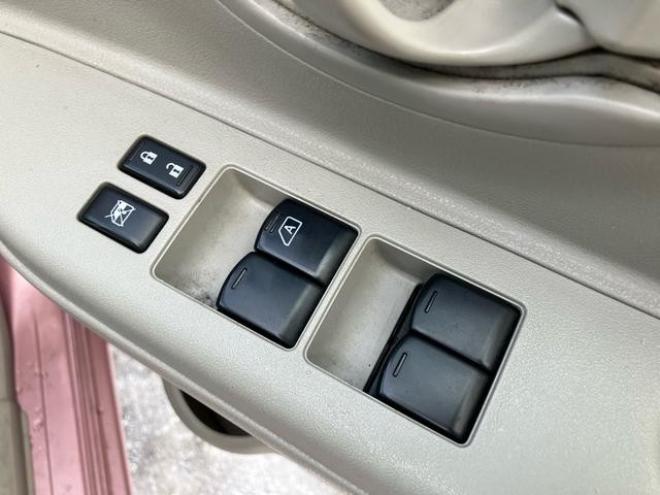 マーチＸ　ＦＯＵＲ　４ＷＤ　スマートキー　盗難防止システム　保証あり　寒冷地仕様　ＣＤ　　電動格納ミラー　エアコン　ＡＴ　　ピンク 4WD 1200 5Dr