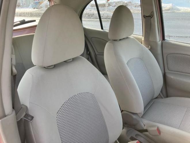 マーチＸ　ＦＯＵＲ　４ＷＤ　スマートキー　盗難防止システム　保証あり　寒冷地仕様　ＣＤ　　電動格納ミラー　エアコン　ＡＴ　　ピンク 4WD 1200 5Dr