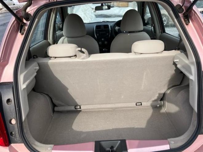 マーチＸ　ＦＯＵＲ　４ＷＤ　スマートキー　盗難防止システム　保証あり　寒冷地仕様　ＣＤ　　電動格納ミラー　エアコン　ＡＴ　　ピンク 4WD 1200 5Dr
